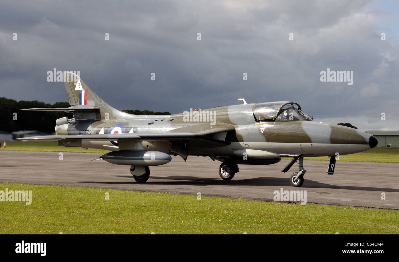 Hawker Hunter T7 WV372 (G-BXFI) Stockfoto