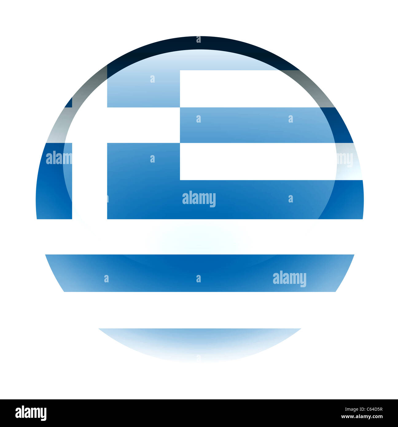 Aqua Land Button Griechenland Stockfoto