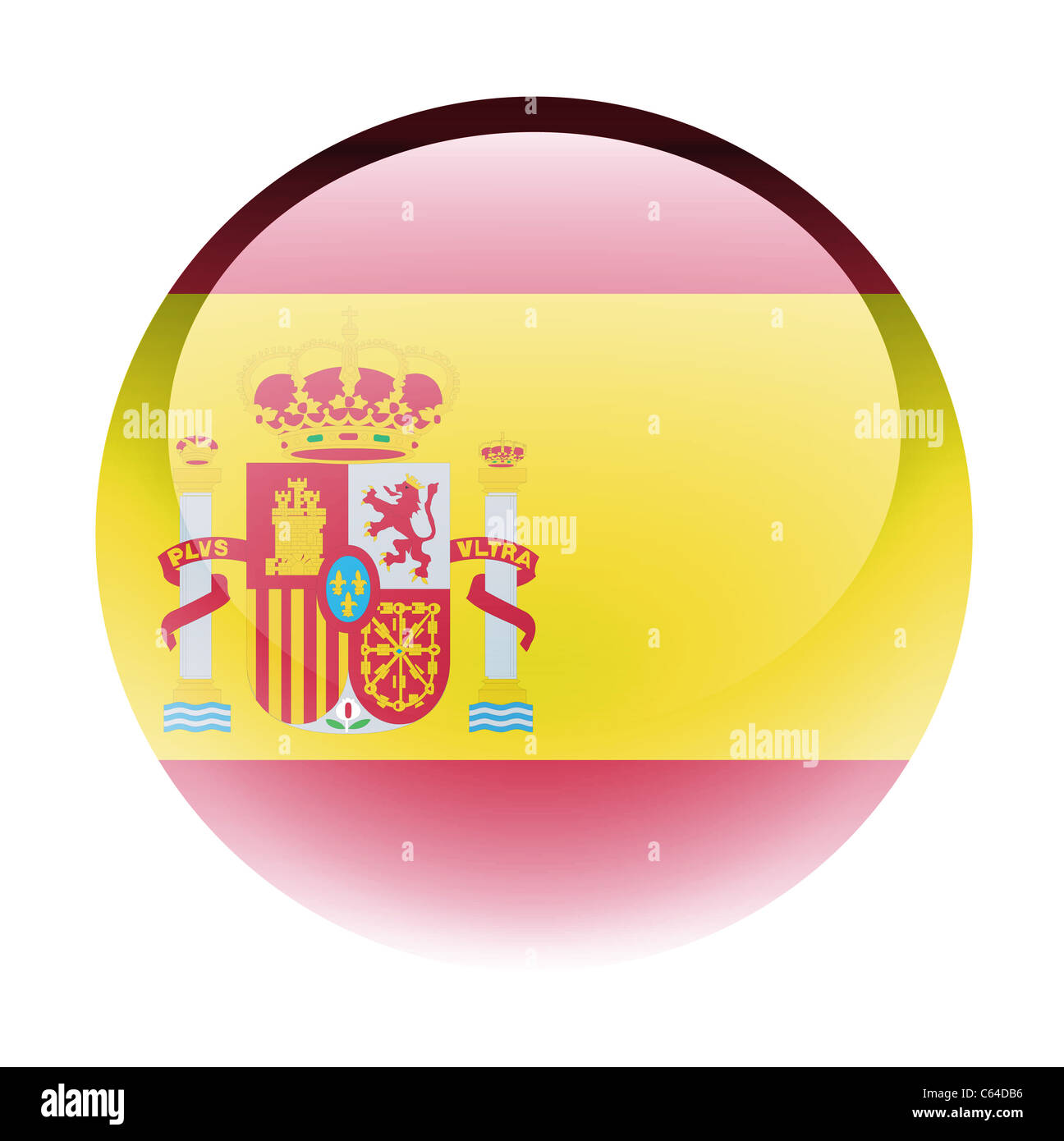 Aqua Land Button Spanien Stockfoto