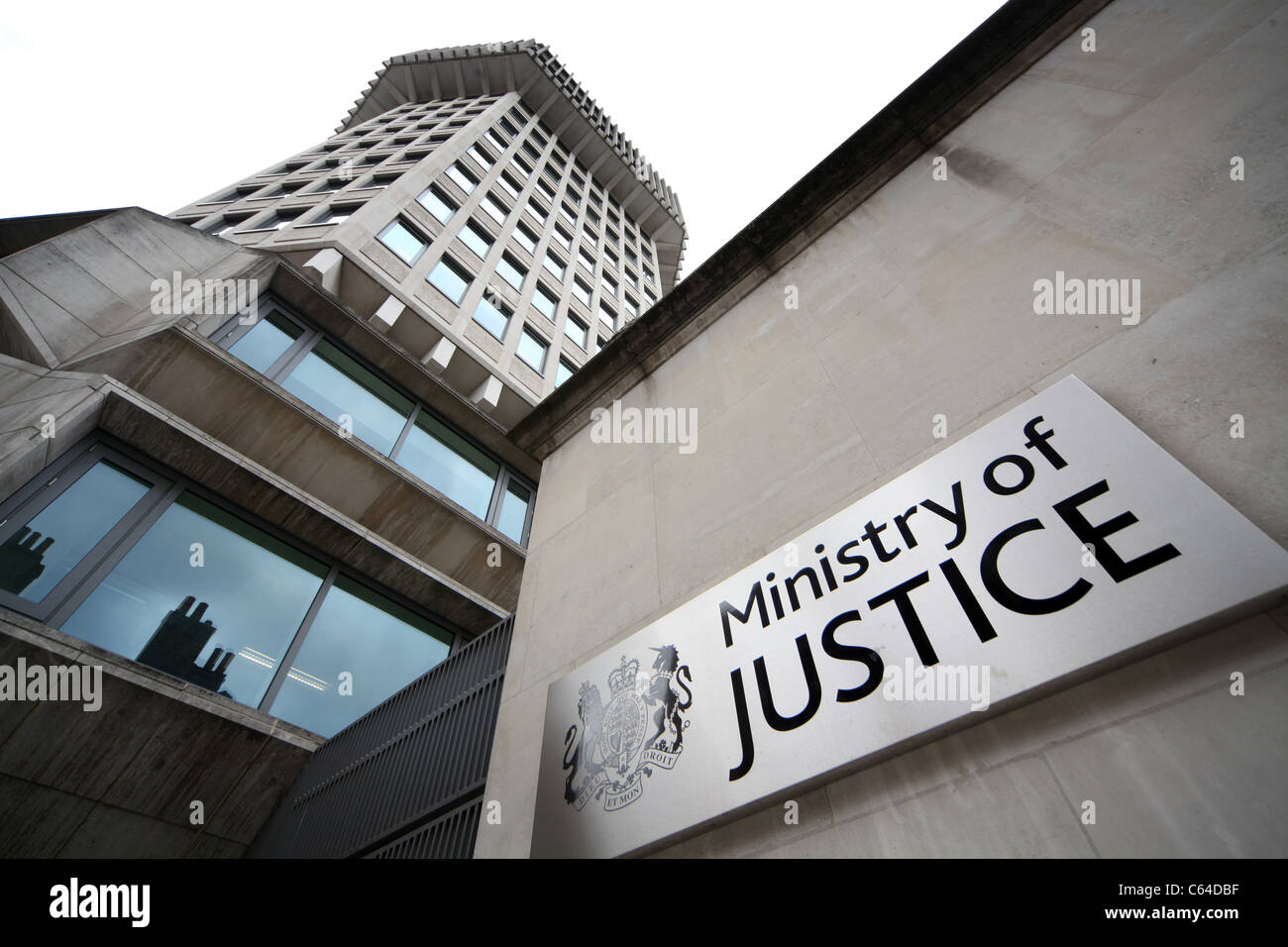 Justizministerium Gebäude in Petit France, London Stockfoto