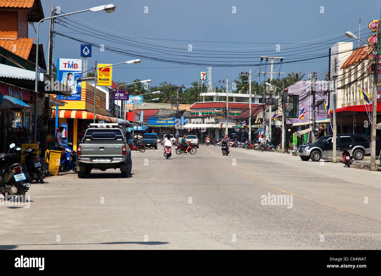 Thongsala, Ko Pha-Ngan, Thailand Stockfoto