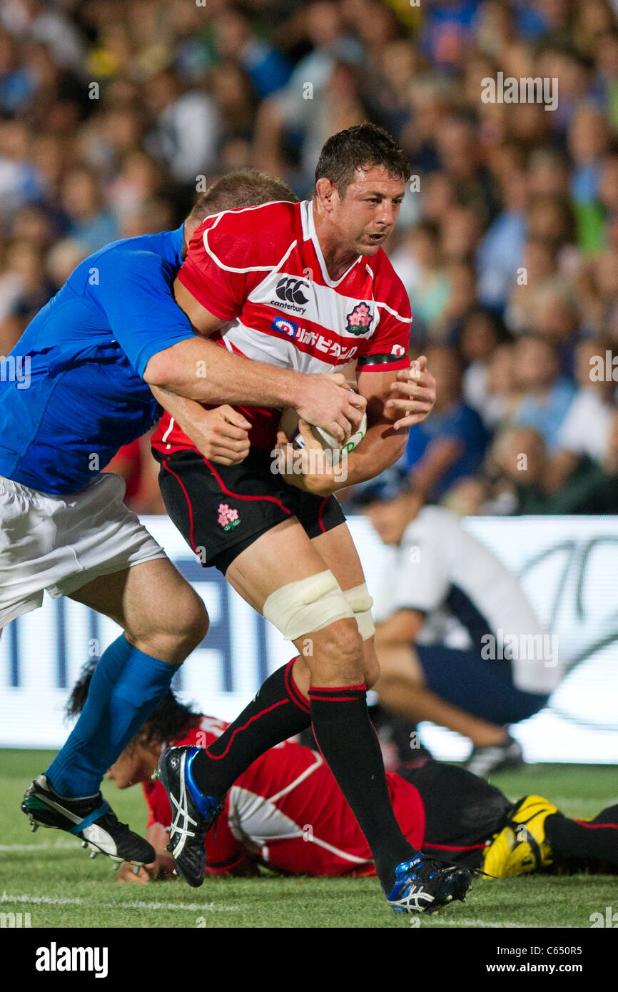 Lukas Thompson (JPN) beim internationalen Test match zwischen Italien 31-24 Japan. Stockfoto