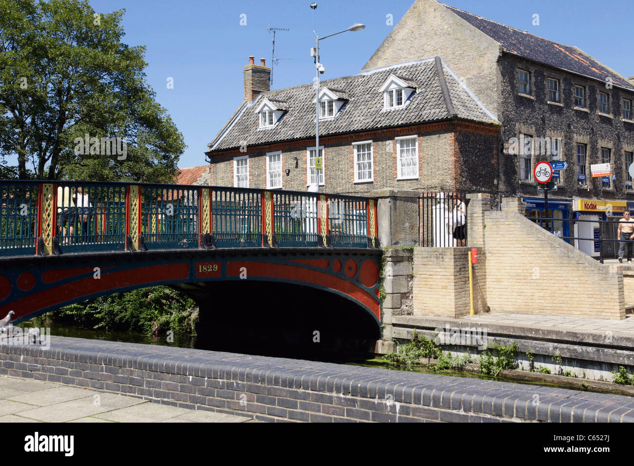 Stadtbrücke Thetford Norfolk Stockfoto