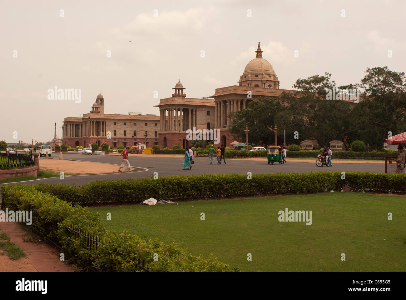 Finanzministerium, Coronation Park, New Delhi, Indien. Stockfoto