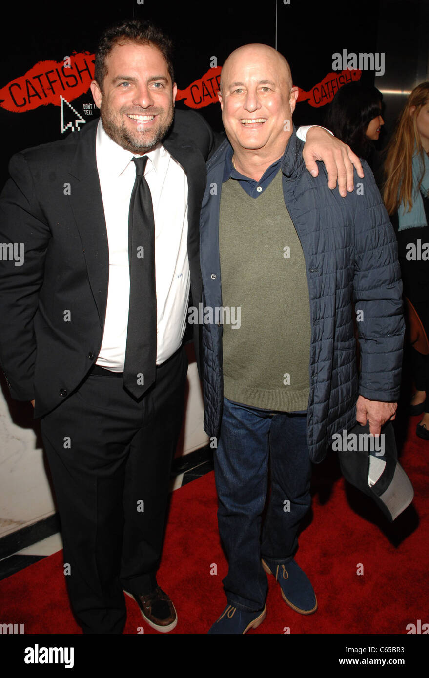 Brett Ratner, Ron Perelman im Ankunftsbereich für Wels Premiere, The Paris Theatre, New York, NY 13. September 2010. Foto von: William D. Bird/Everett Collection Stockfoto