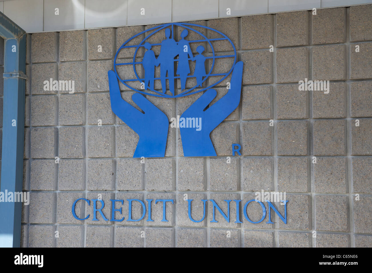 Credit Union Logo Saskatoon Saskatchewan Kanada Stockfoto