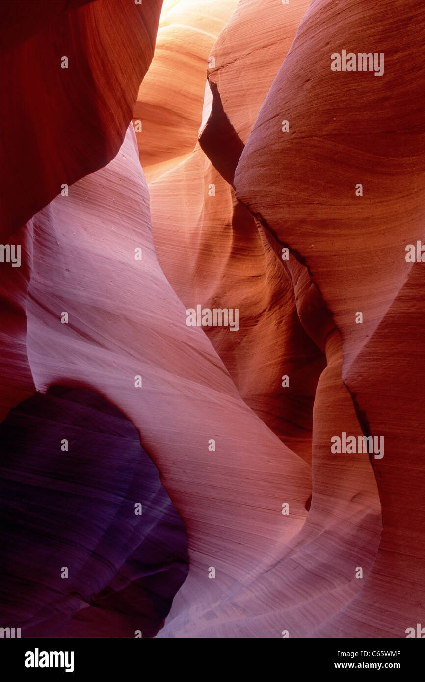 Einen kleinen Bogen im Lower Antelope Canyon in Page, Arizona. Stockfoto