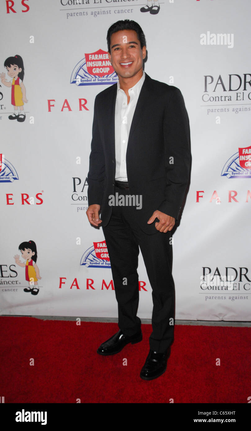 Mario Lopez im Ankunftsbereich für 2010 EL SUENO DE ESPERANZA Jubiläums-Gala, das Hollywood Palladium, Los PADRES Contra El Krebs Stockfoto