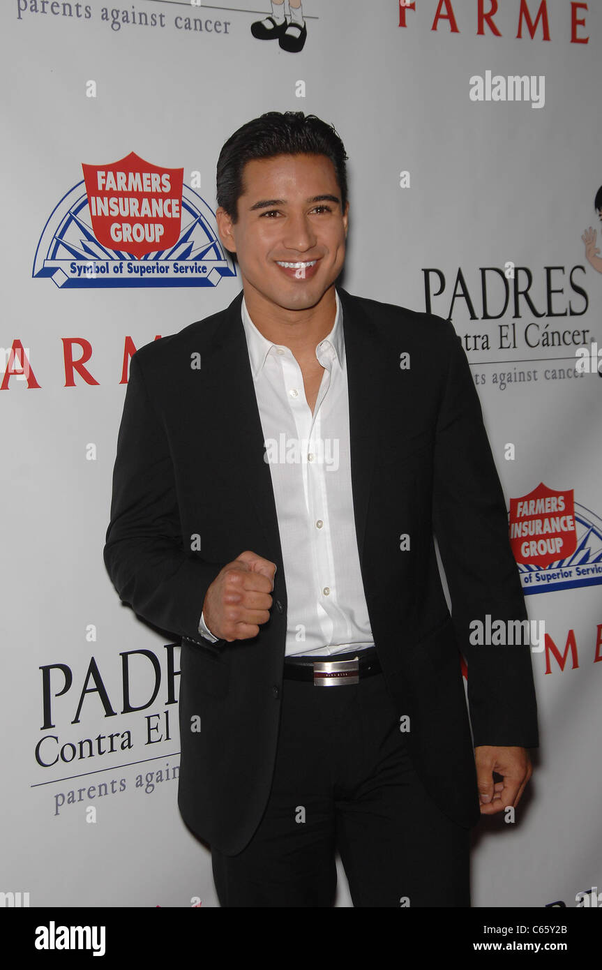 Mario Lopez im Ankunftsbereich für 2010 EL SUENO DE ESPERANZA Jubiläums-Gala, das Hollywood Palladium, Los PADRES Contra El Krebs Stockfoto