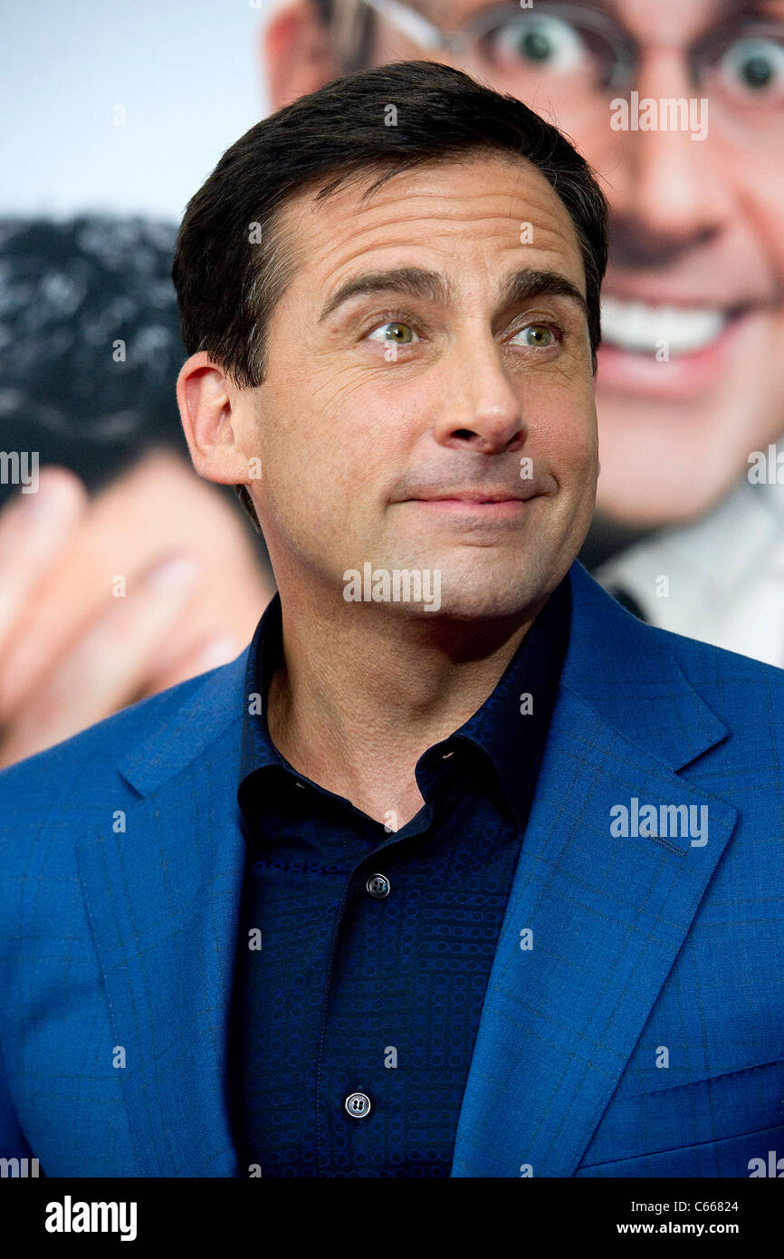 Steve Carell im Ankunftsbereich für DINNER für Spinner Premiere, The Ziegfeld Theatre, New York, NY 19. Juli 2010. Foto von: Lee/Everett Collection Stockfoto