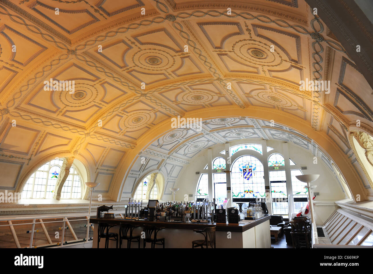 Torquay Pavillon restaurant Stockfoto