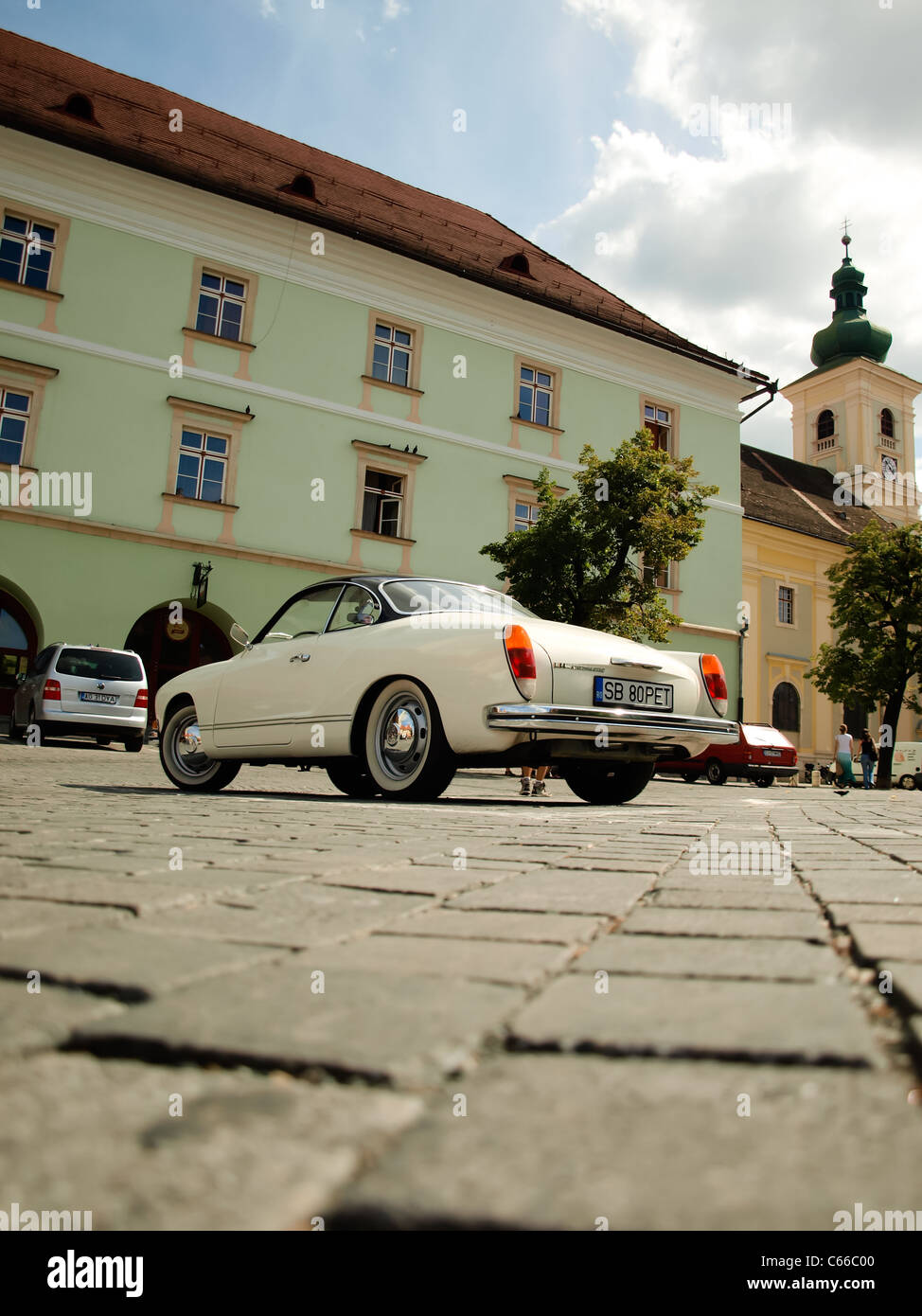 VW Oldtimer. Stockfoto