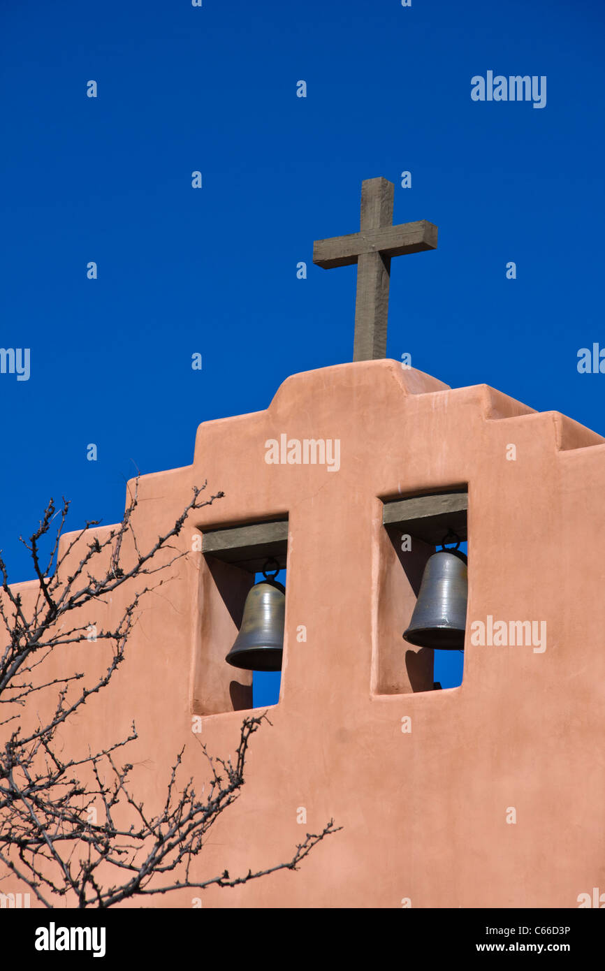 Erste Presbyterianische Kirche In Santa Fe New Mexico Alteste Evangelische Kirche In New Mexico Gegrundet 1867 Als Grunes Gebaude Renoviert Stockfotografie Alamy