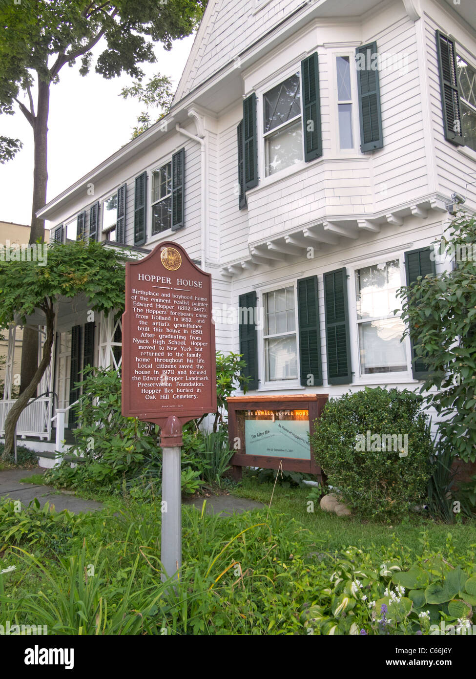 Geburtsort von Edward Hopper Stockfoto
