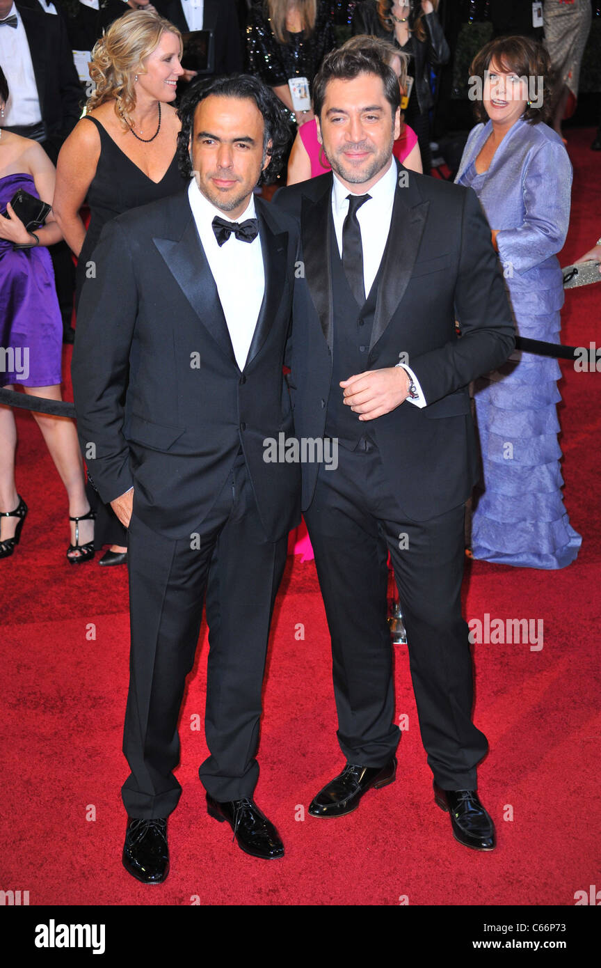 Alejandro Gonzalez Inarritu, Javier Bardem im Ankunftsbereich für die 83. Academy Awards Oscars - Ankünfte Teil2, das Kodak Theatre, Stockfoto