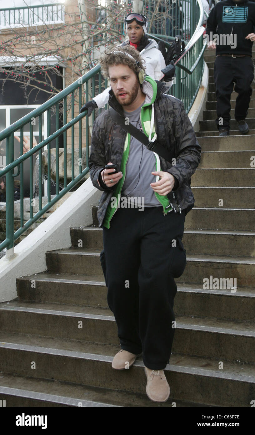 T.j. Miller unterwegs für das Sundance Film Festival 2011 - Sonne, Park City, UT 23. Januar 2011. Foto von: James Atoa/Everett Collection Stockfoto