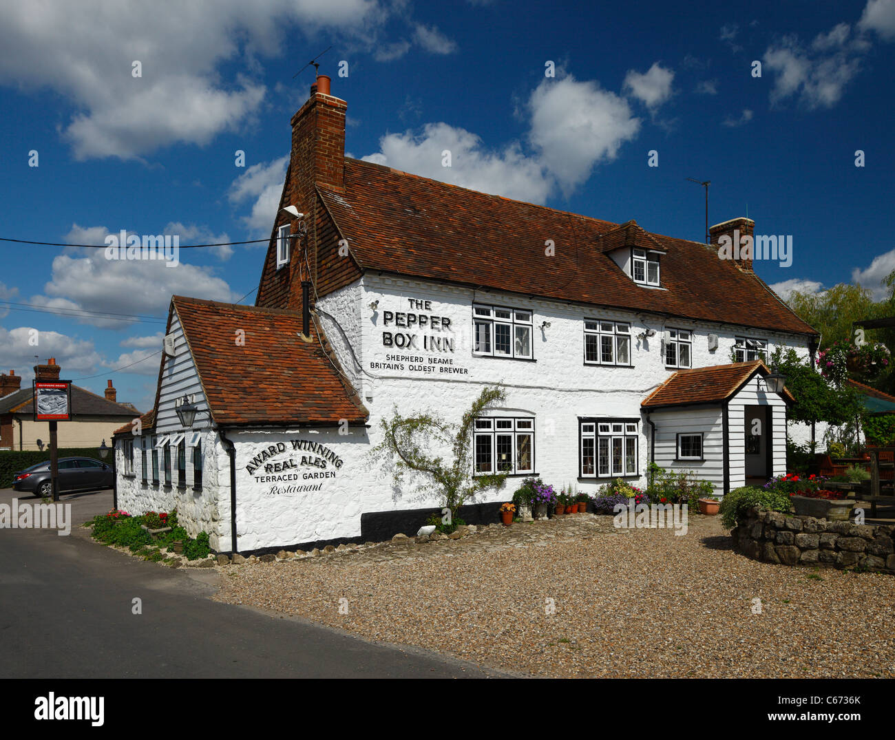 Pepper Box Inn. Stockfoto