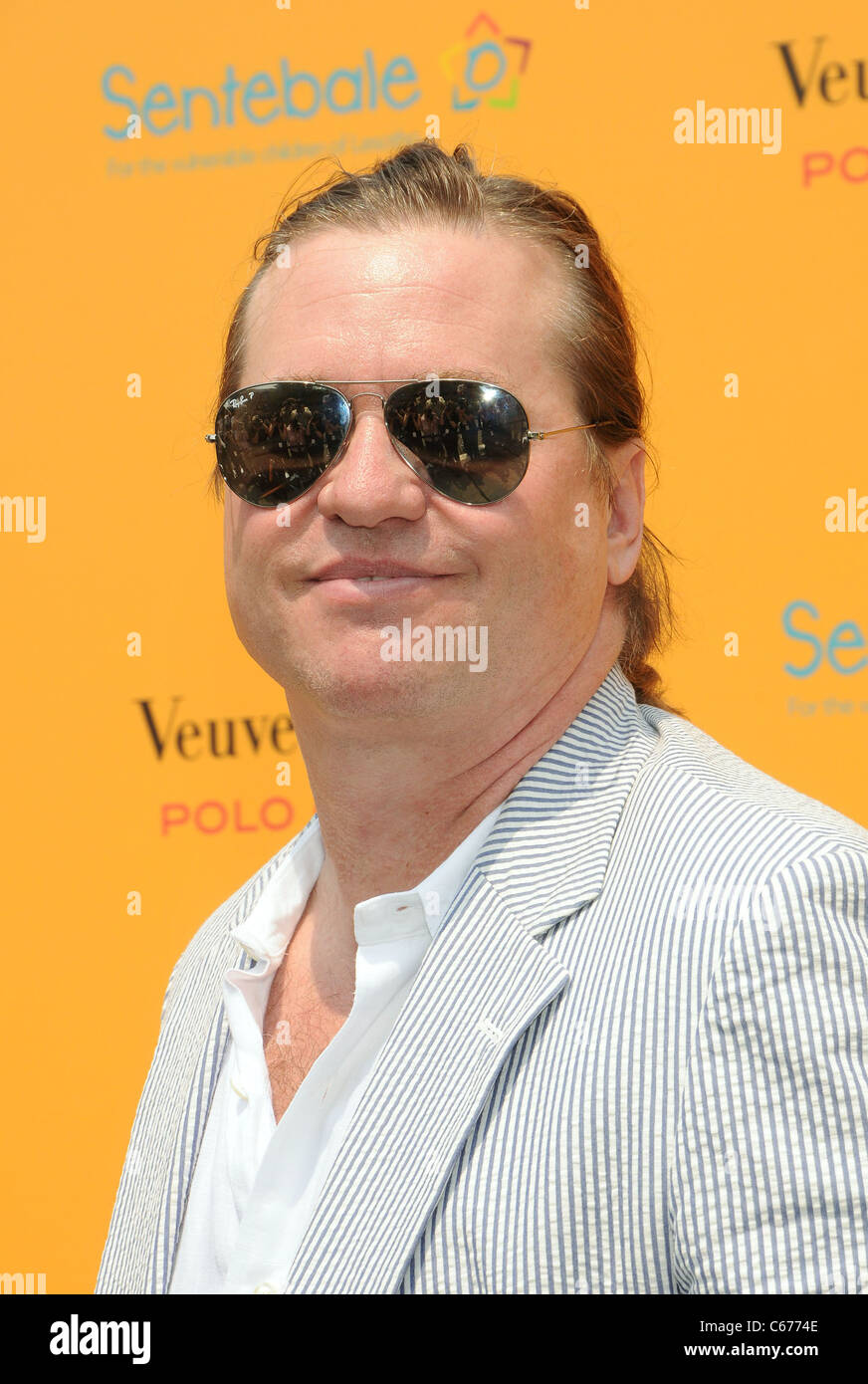 Val Kilmer in Anwesenheit für 3. jährliche Veuve Clicquot Polo Classic, Governors Island, New York, NY 27. Juni 2010. Foto von: Desiree Navarro/Everett Collection Stockfoto