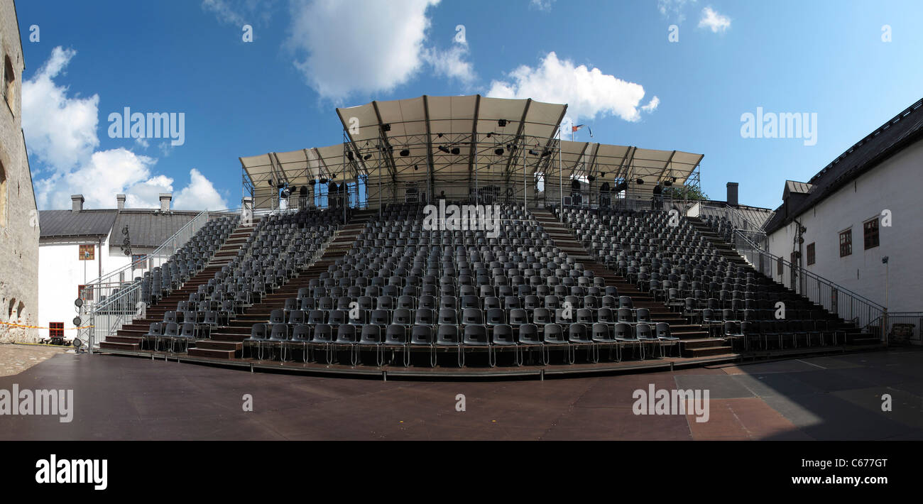 Skandinavien-Turku Burg Bühne Europäische Kulturstadt Stockfoto