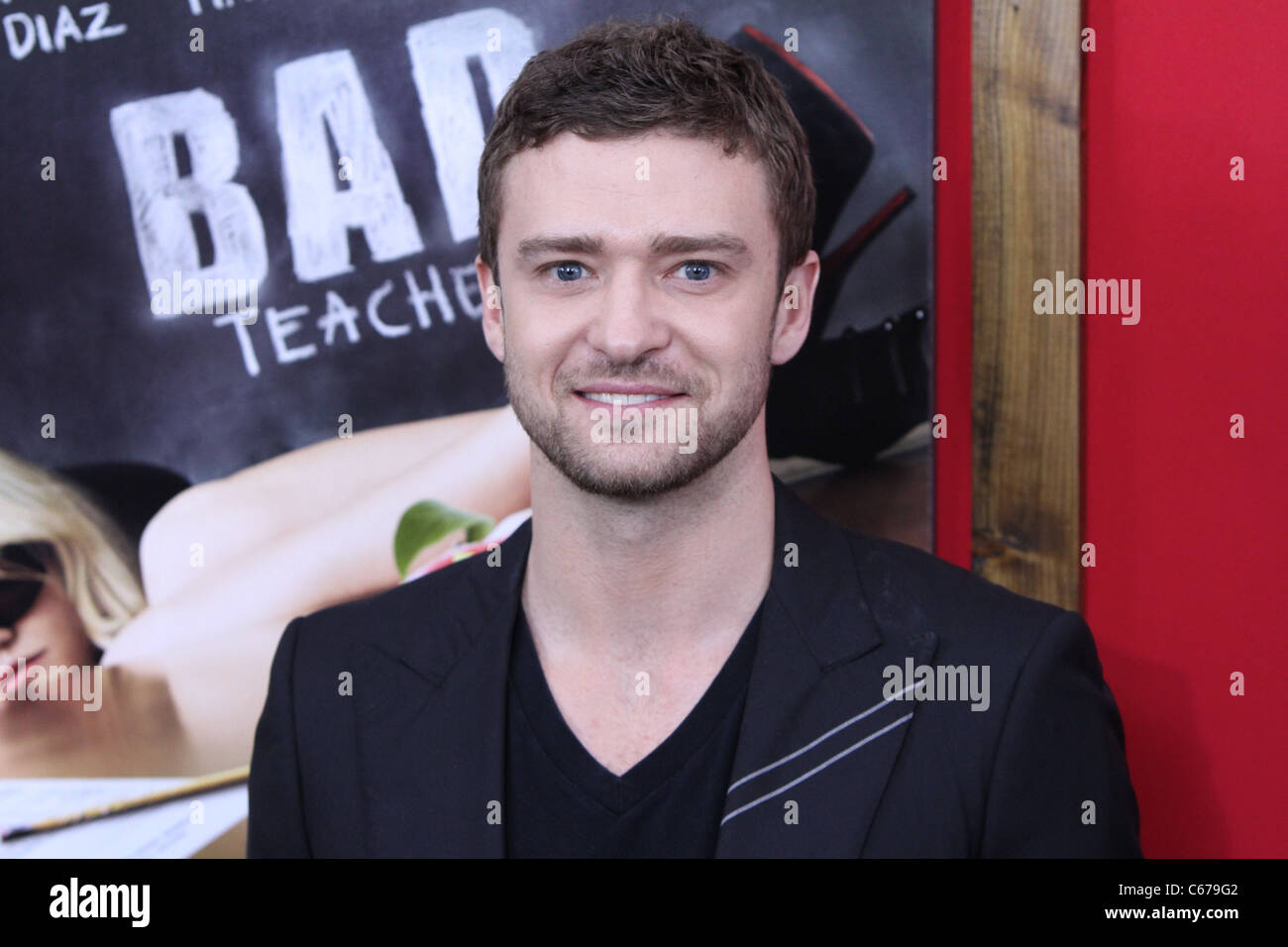 Justin Timberlake im Ankunftsbereich für BAD TEACHER Premiere, The Ziegfeld Theatre, New York, NY 20. Juni 2011. Foto von: Andres Otero/Everett Collection Stockfoto