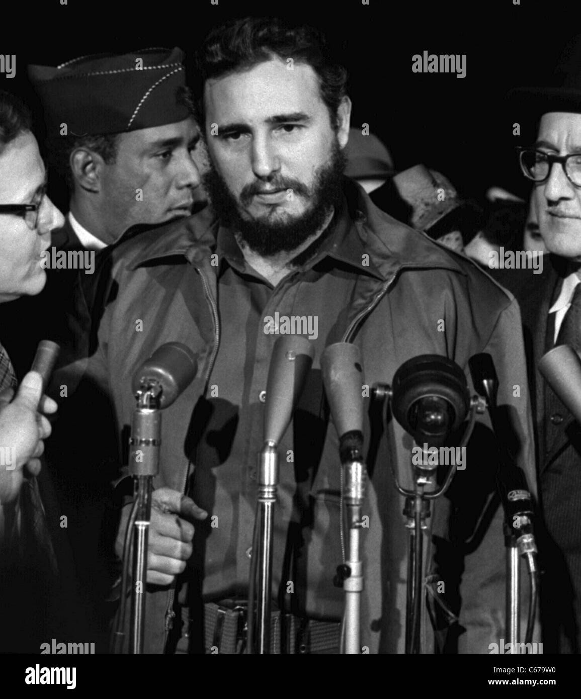 Fidel Castro. Fidel Alejandro Castro Ruz, kubanischer Revolutionär und Politiker. Stockfoto