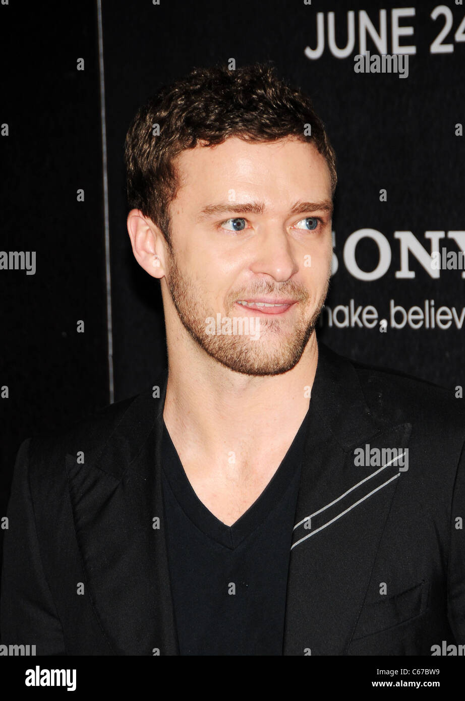 Justin Timberlake im Ankunftsbereich für BAD TEACHER Premiere, The Ziegfeld Theatre, New York, NY 20. Juni 2011. Foto von: Desiree Navarro/Everett Collection Stockfoto