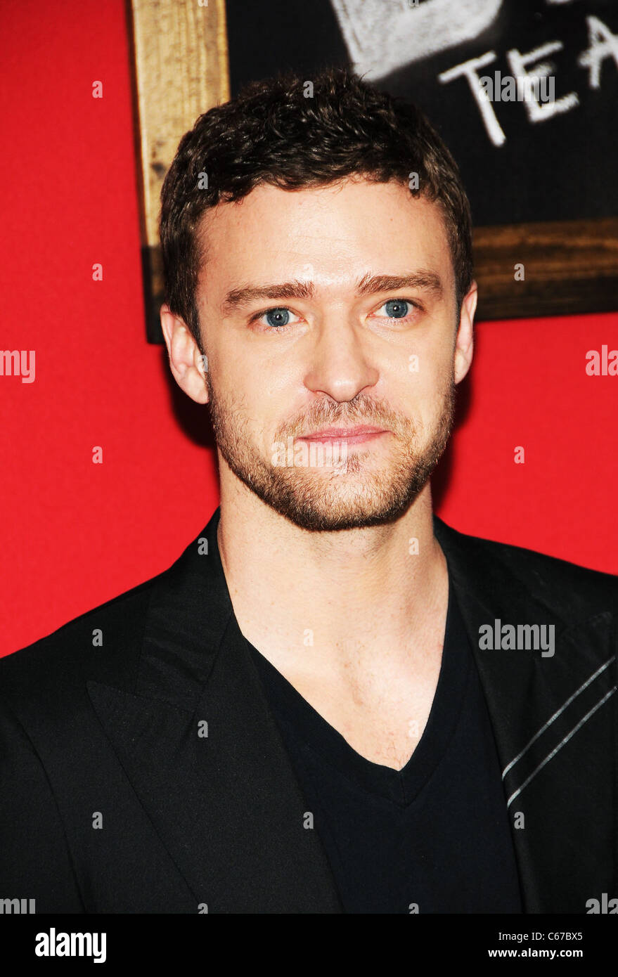 Justin Timberlake im Ankunftsbereich für BAD TEACHER Premiere, The Ziegfeld Theatre, New York, NY 20. Juni 2011. Foto von: Desiree Navarro/Everett Collection Stockfoto