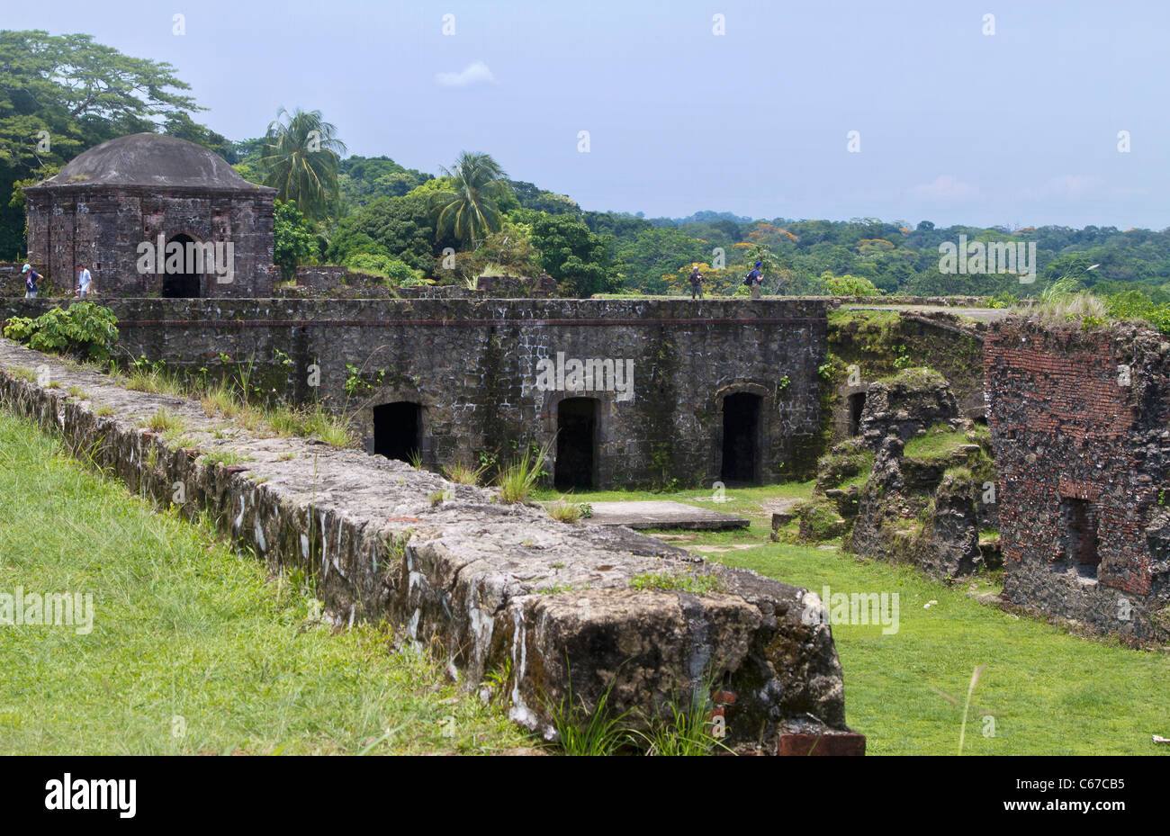 Spanische Festung San Lorenzo, Republik Panama Stockfoto