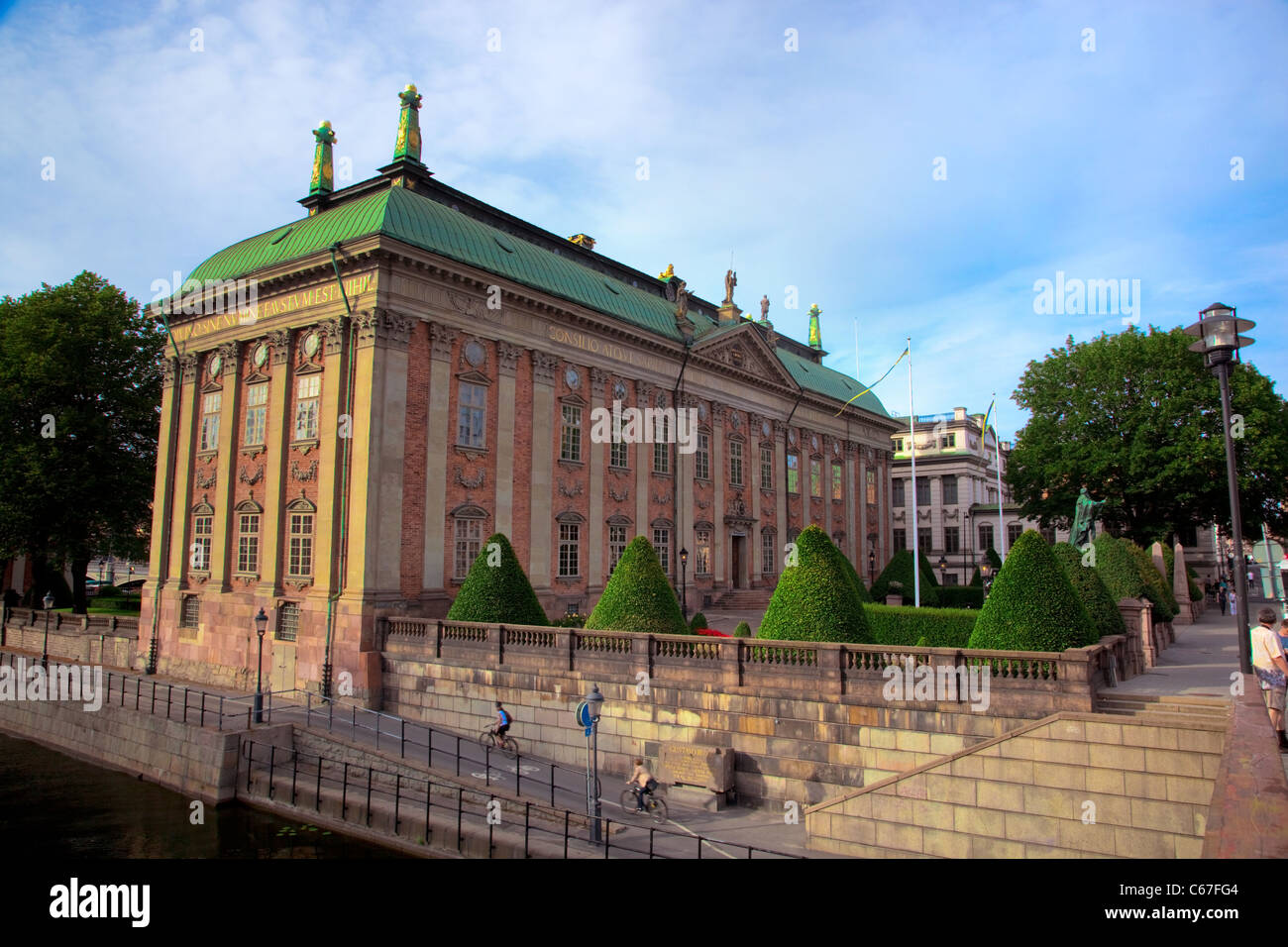 Alte Architektur der Stadt von Stockholm, Schweden Stockfoto