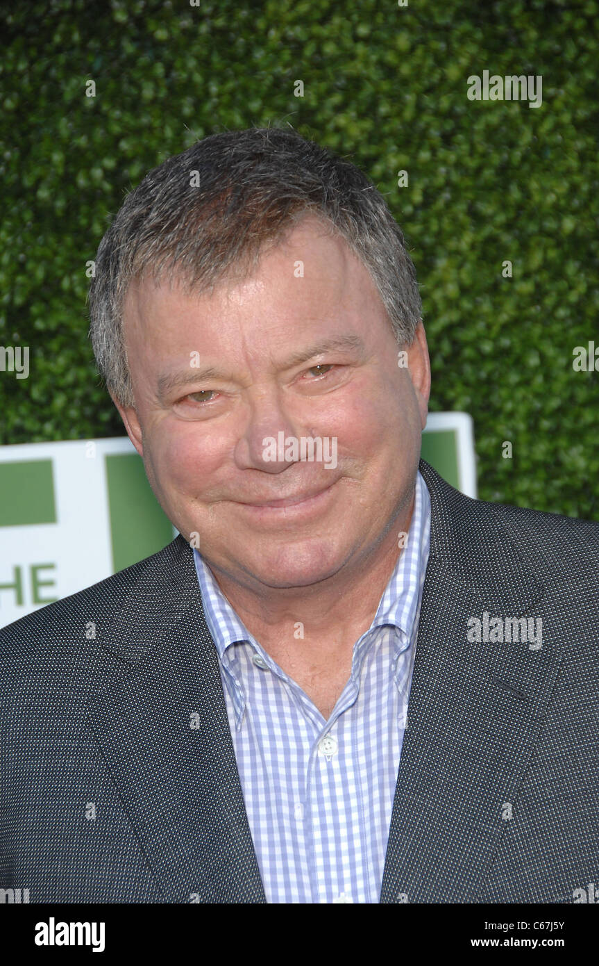 William Shatner im Ankunftsbereich für CBS, The CW und Showtime TCA Summer Press Tour Party, Beverly Hilton Hotel, Beverly Hills, CA 28. Juli 2010. Foto von: Michael Germana/Everett Collection Stockfoto