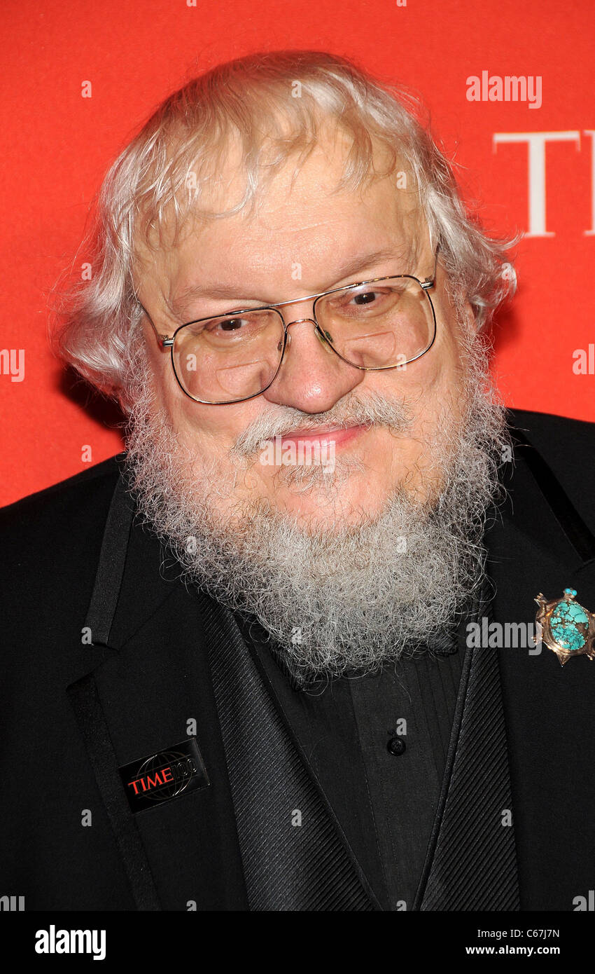 George R.R. Martin bei der Ankunft für TIME 100 GALA, Frederick P. Rose Hall - Jazz at Lincoln Center, New York, NY 26. April 2011. Stockfoto