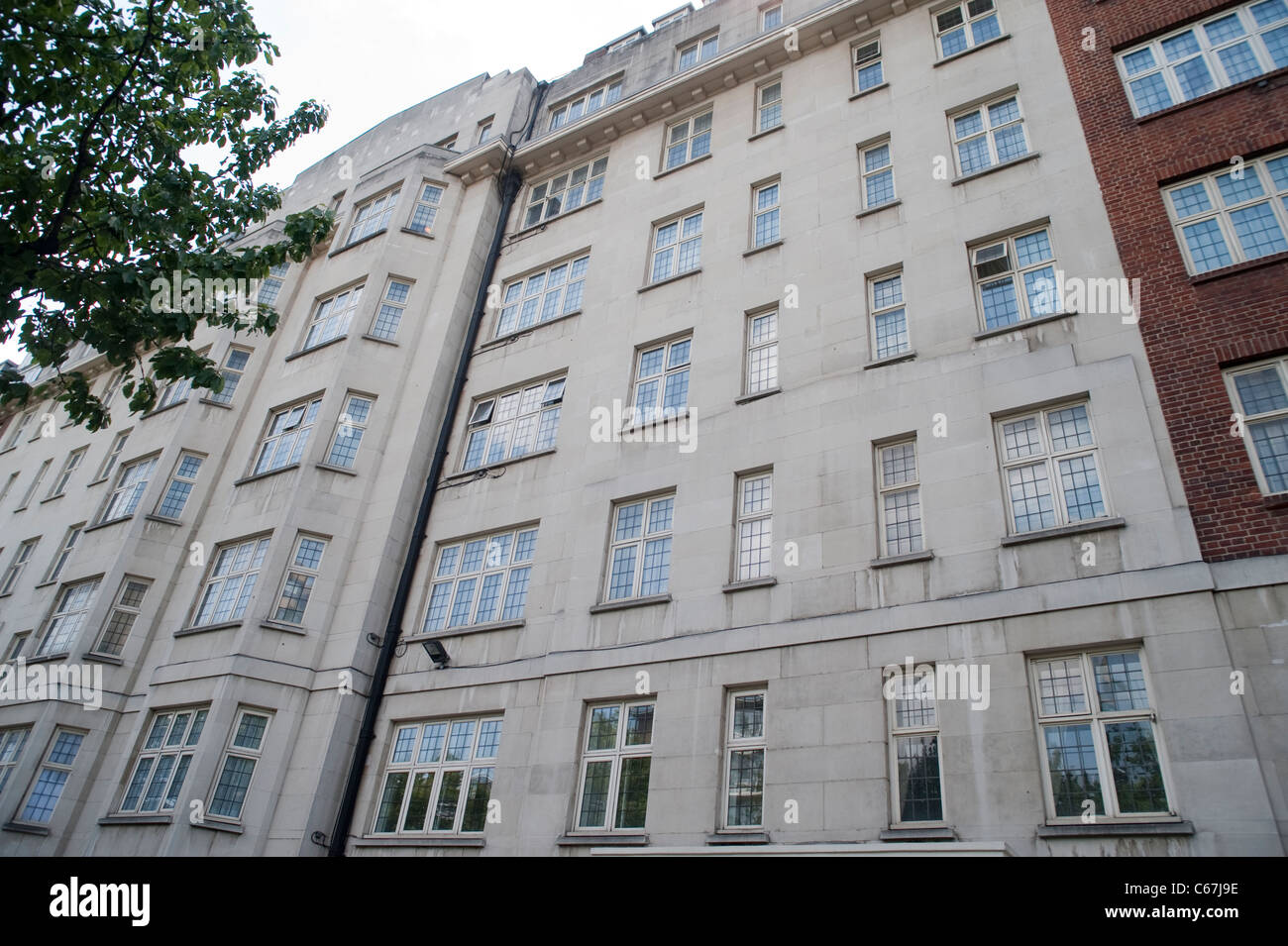 Außenansicht des Wellington Gericht Lage gehobene Wohnung Wohnungen in London Knightsbridge, nahe dem Hyde Park. Stockfoto