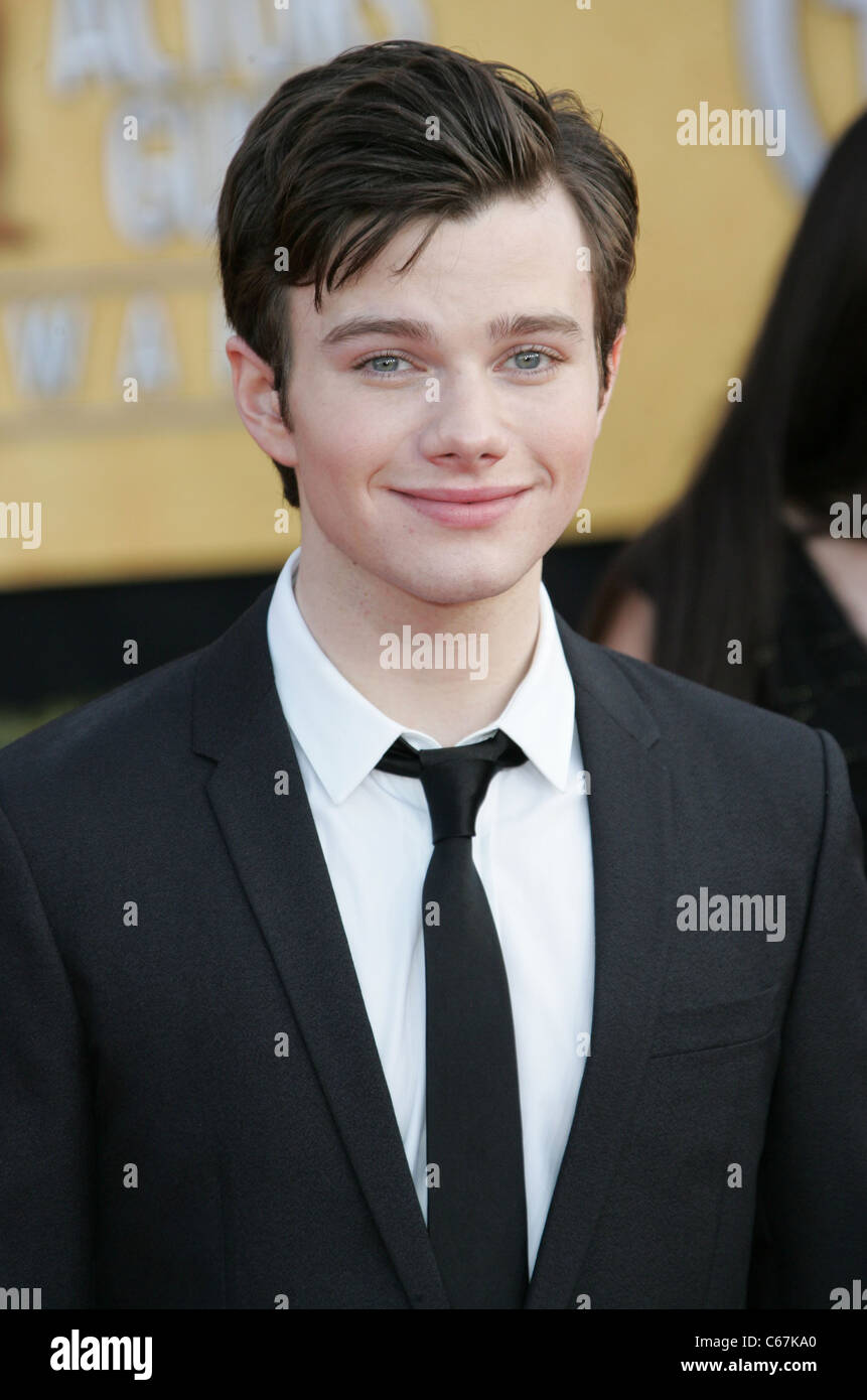 Chris Colfer im Ankunftsbereich für 17. jährliche Screen Actors Guild SAG Awards - Ankünfte Teil2, Shrine Auditorium, Los Angeles, CA 30. Januar 2011. Foto von: James Atoa/Everett Collection Stockfoto