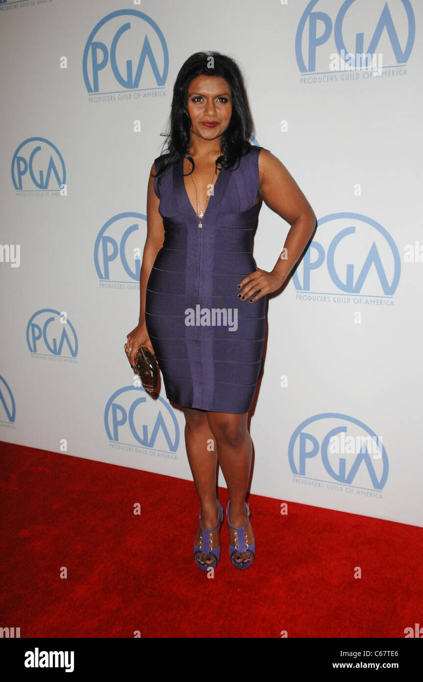 Mindy Kaling in Anwesenheit für 22. jährliche Hersteller Guild of America PGA Awards, Beverly Hilton Hotel, Beverly Hills, CA 22. Januar 2011. Foto von: Elizabeth Goodenough/Everett Collection Stockfoto