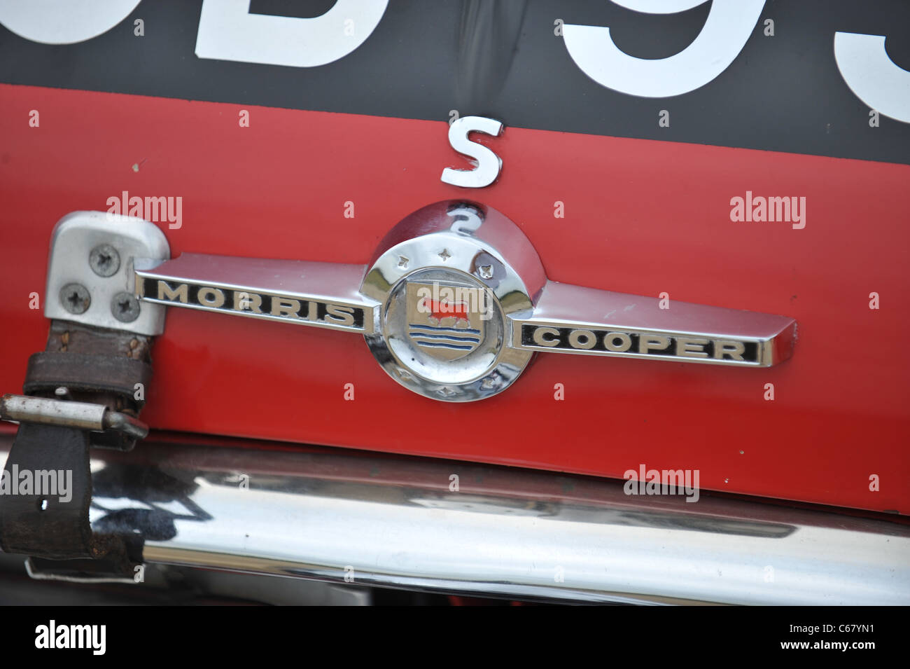 1964 Mini Cooper 1,275s Rallye Limousine die Ex arbeitet 1965 Rac Rallye und 1966 schottischen Sieger Stockfoto