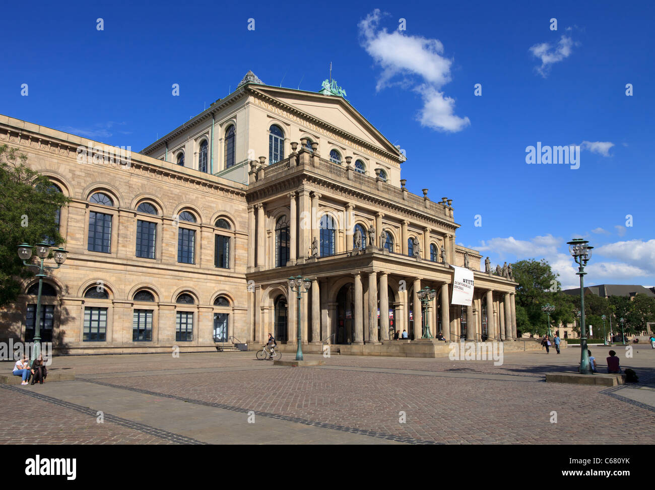 Das Opernhaus in Hannover. Stockfoto