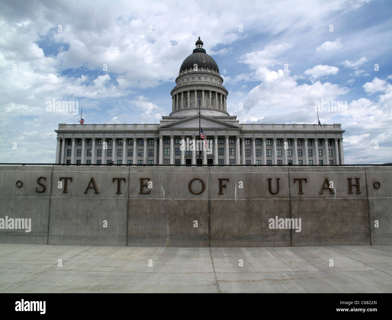 Kapitol von Utah, Salt Lake City, UT Stockfoto