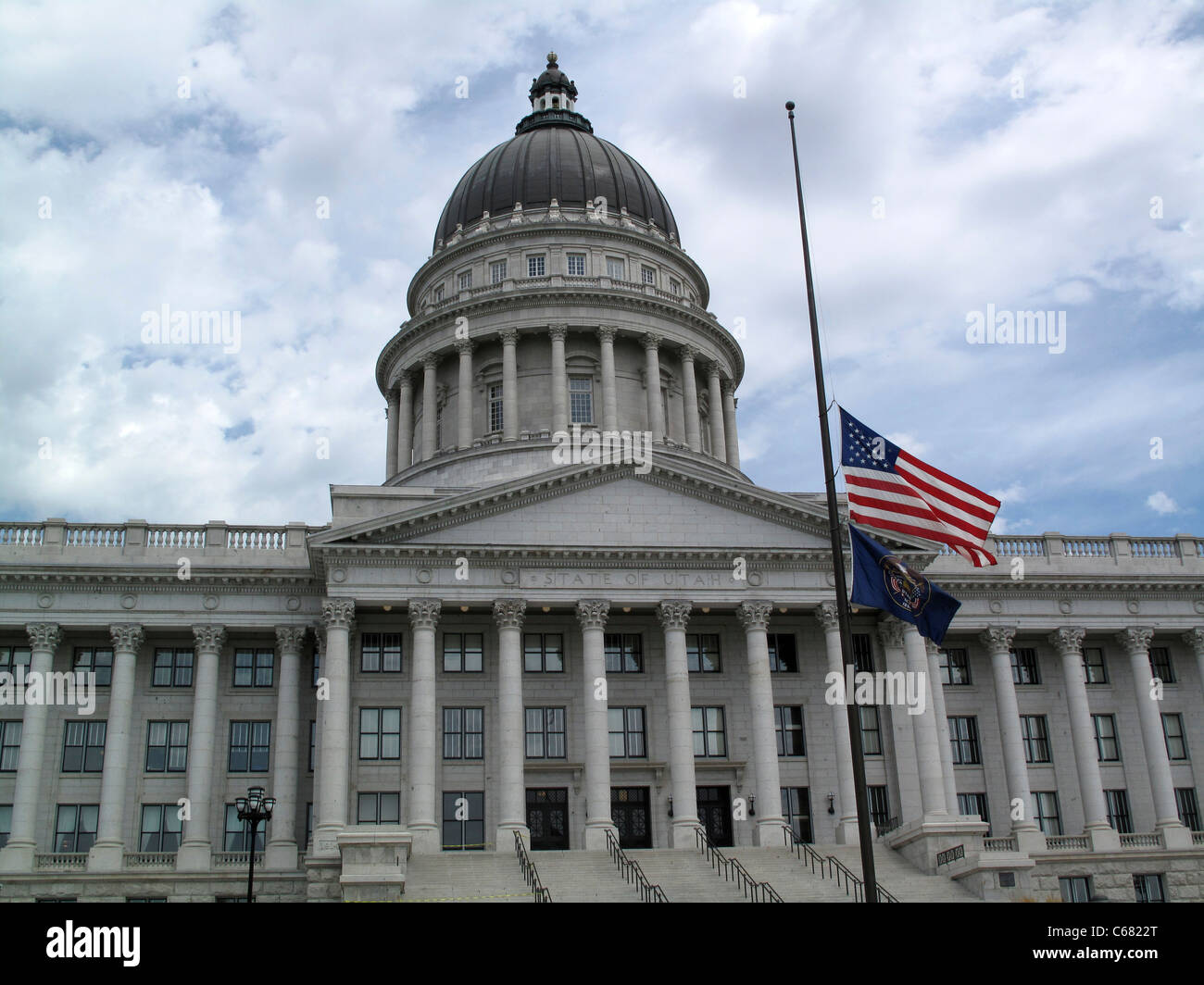 Kapitol von Utah, Salt Lake City, UT Stockfoto