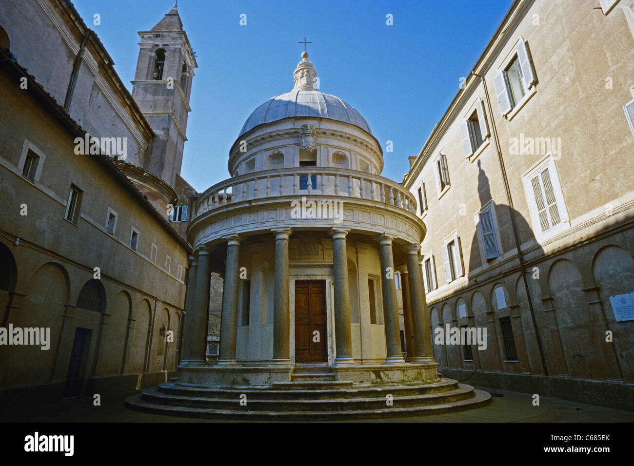 Tempietto di Bramante Rom Italien Stockfoto