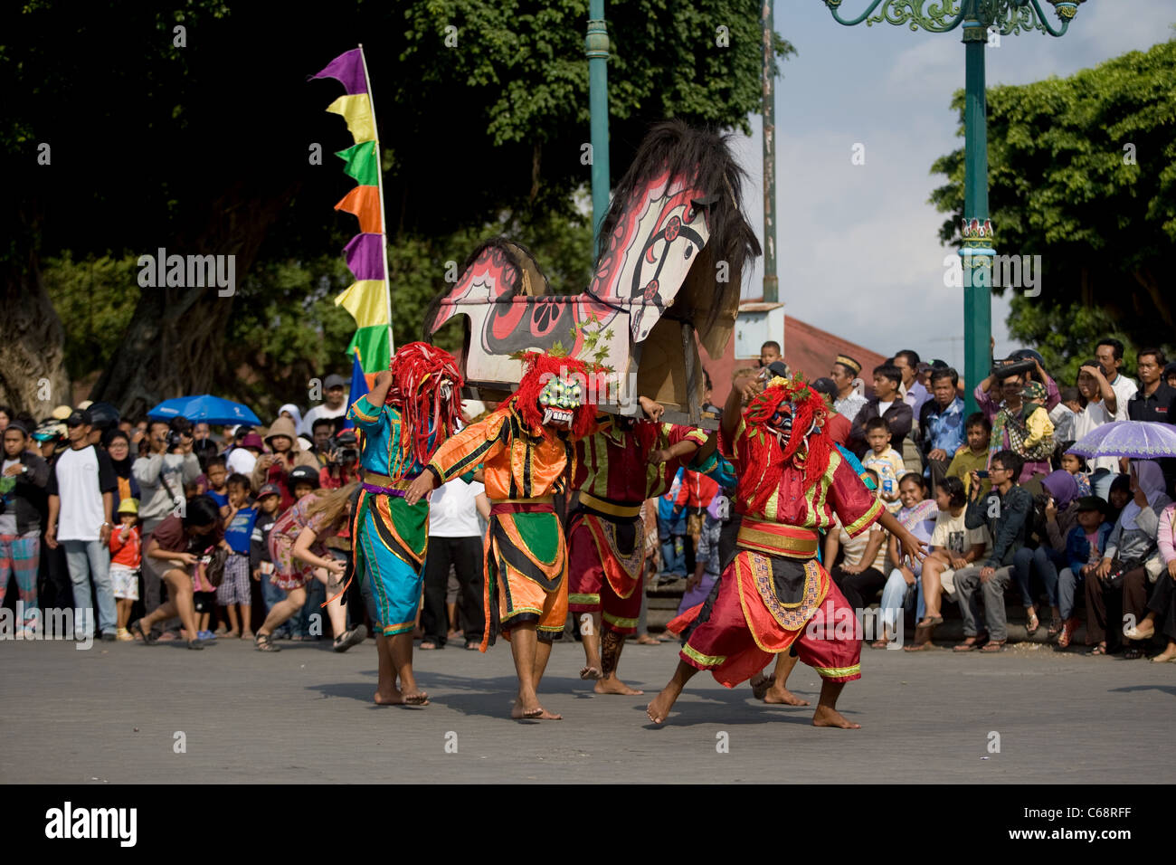 Buto Cakil (Beast) Tanz Stockfoto