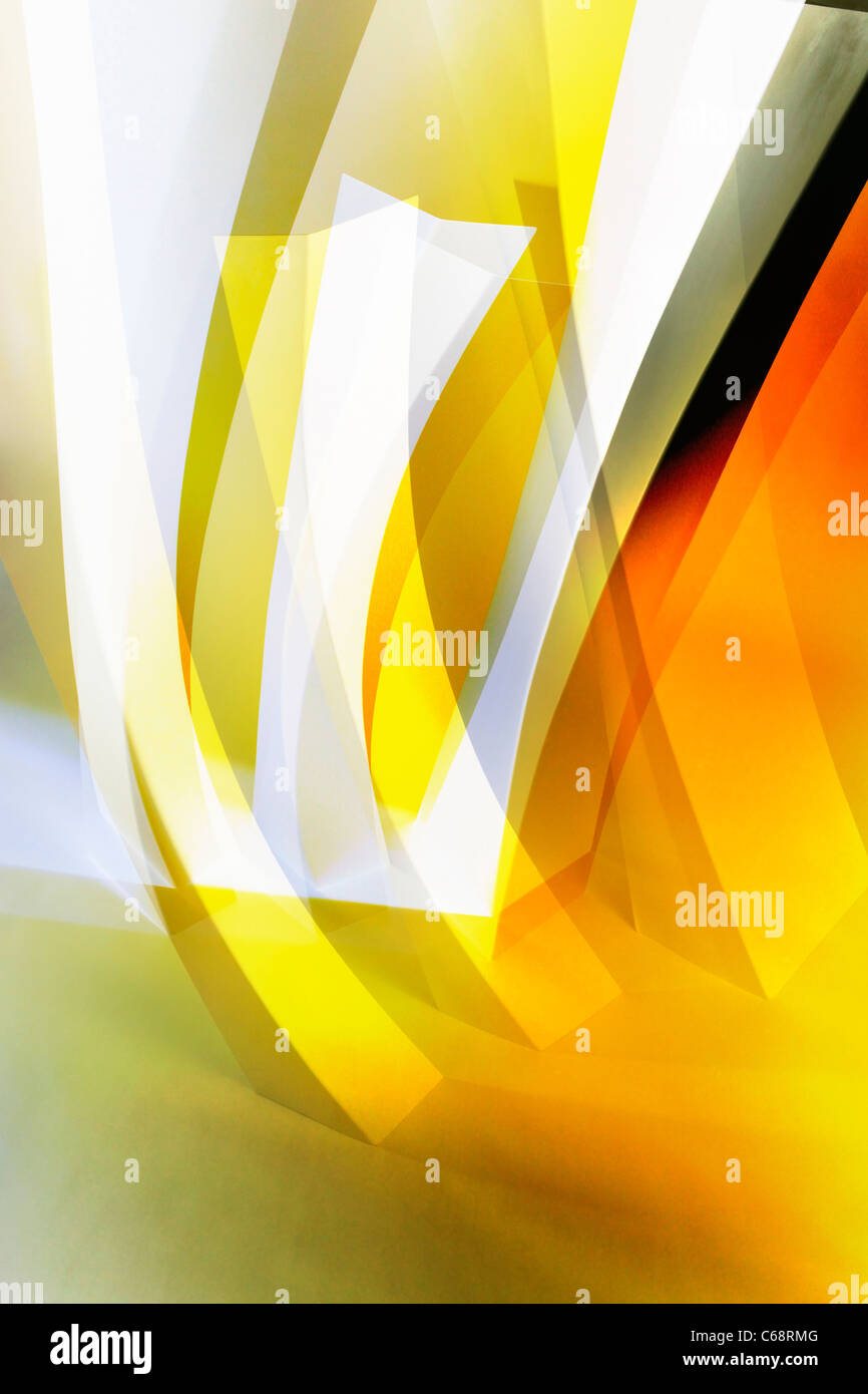 Abstrakte Symbole für Waldwachstum Stockfoto