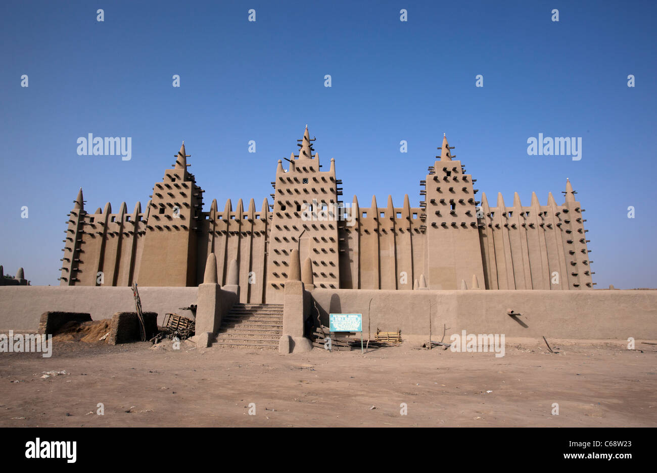 Die große Moschee von Djenne, Mali Stockfoto