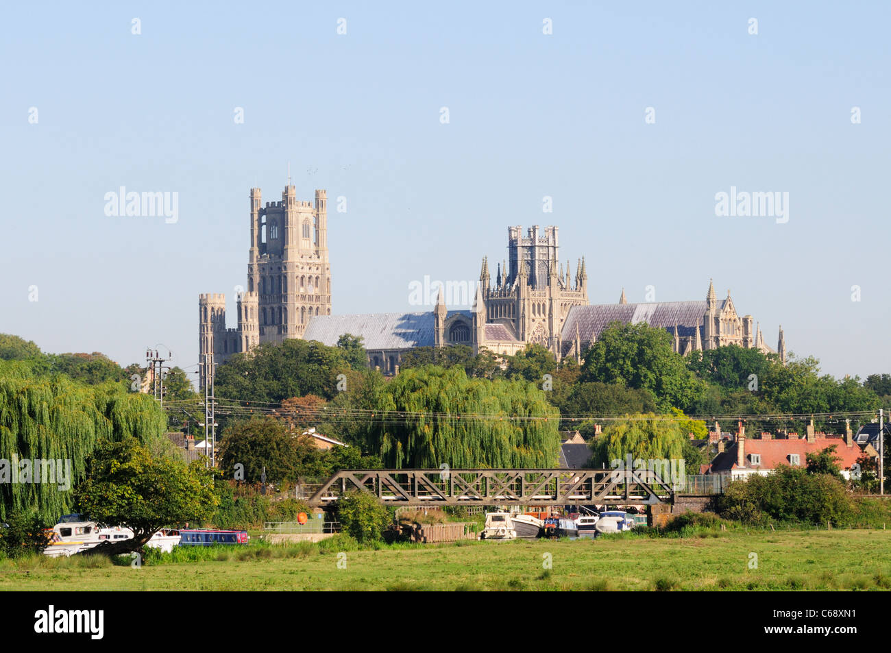 Ely Kathedrale, Ely, Cambridgeshire, England, Vereinigtes Königreich Stockfoto