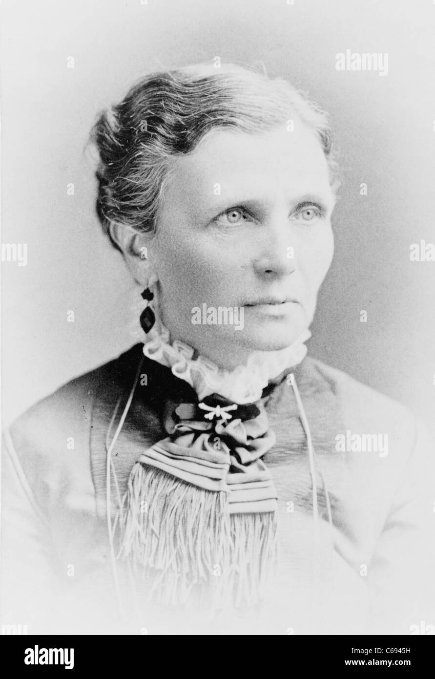 Emmeline B. Wells, befürworten die Rechte der Frau Stockfoto