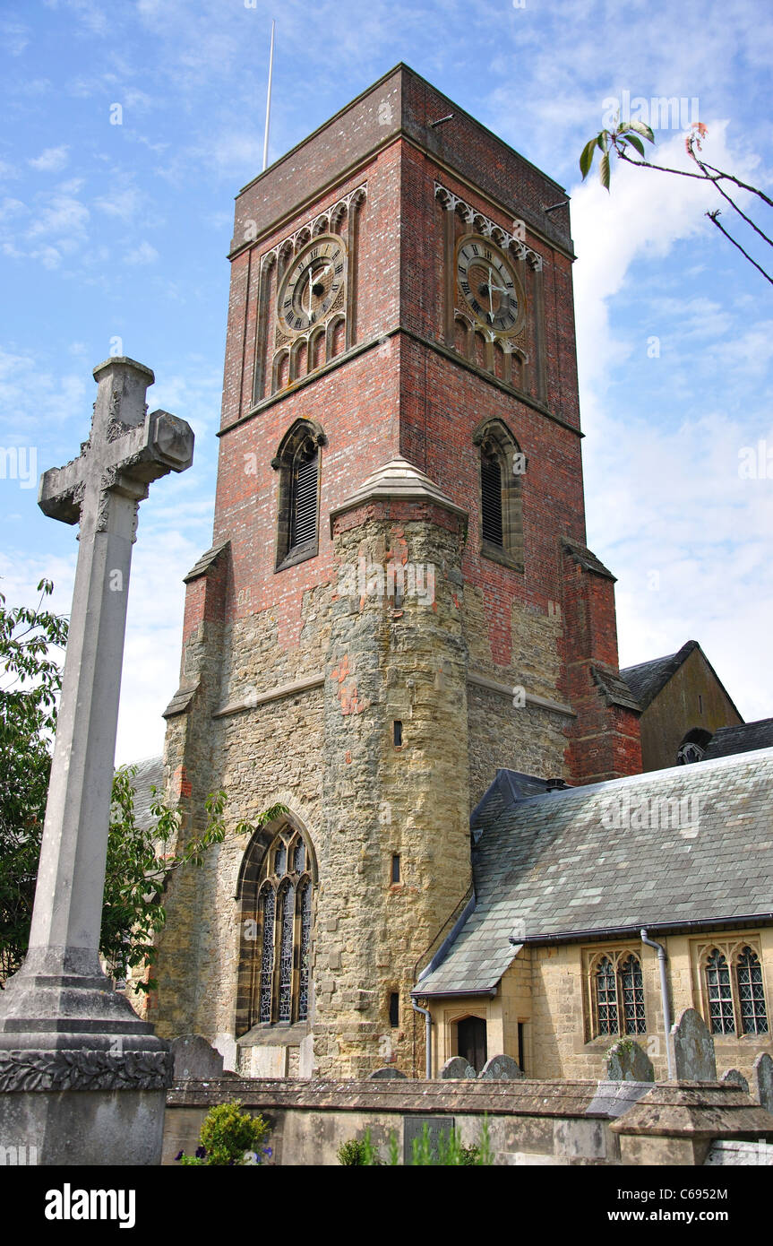 Pfarrkirche der Jungfrau Maria, Church Street, Petworth, West Sussex, England, Vereinigtes Königreich Stockfoto