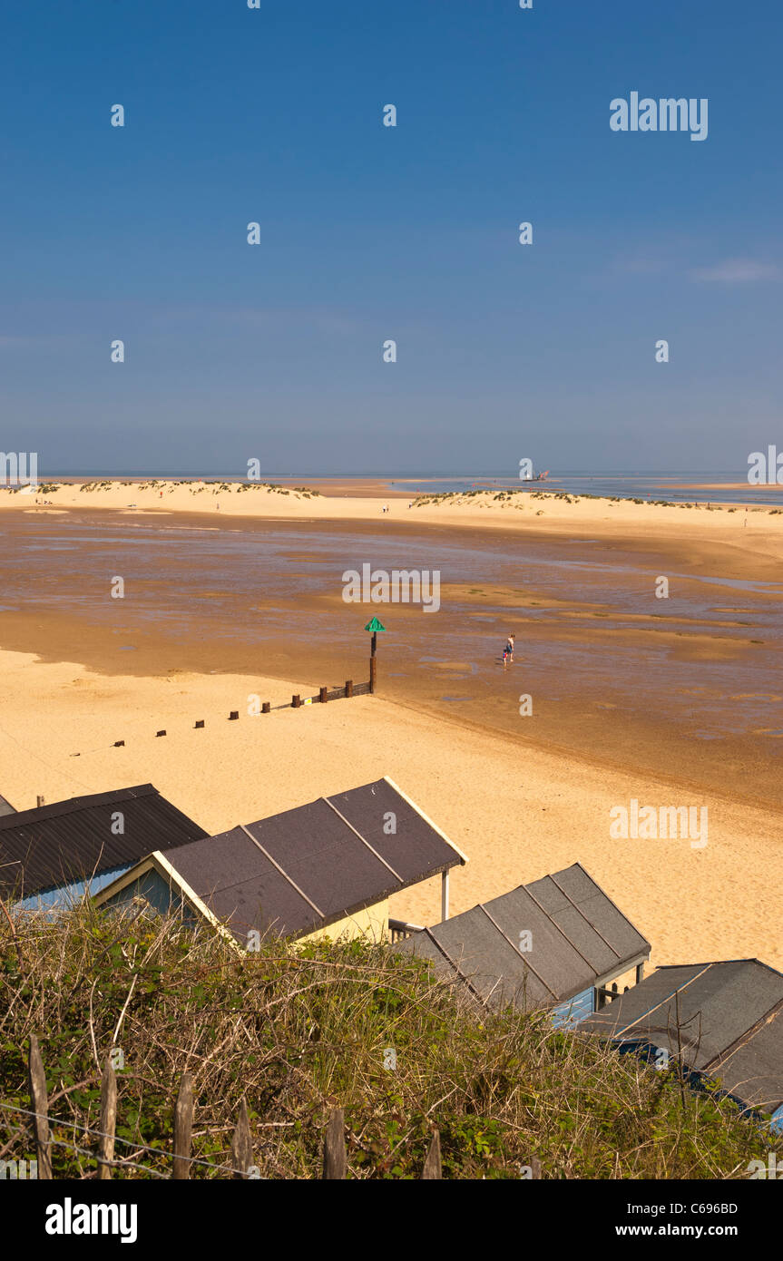 Der Strand von Wells-Next-the-Sea, Norfolk, England, Großbritannien, Uk Stockfoto