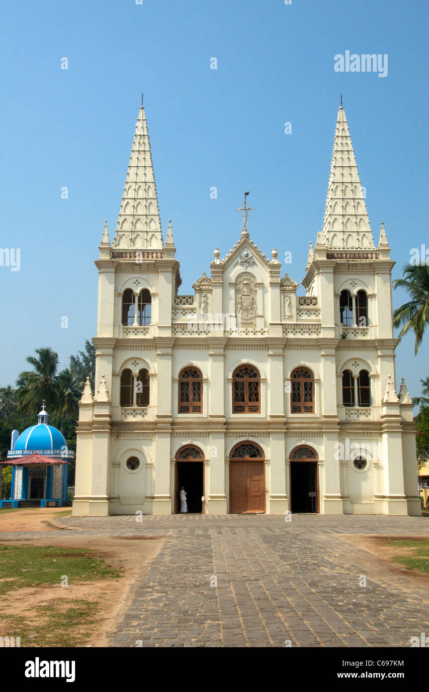 Santa Cruz Basilika Fort Cochin Kerala in Südindien Stockfoto