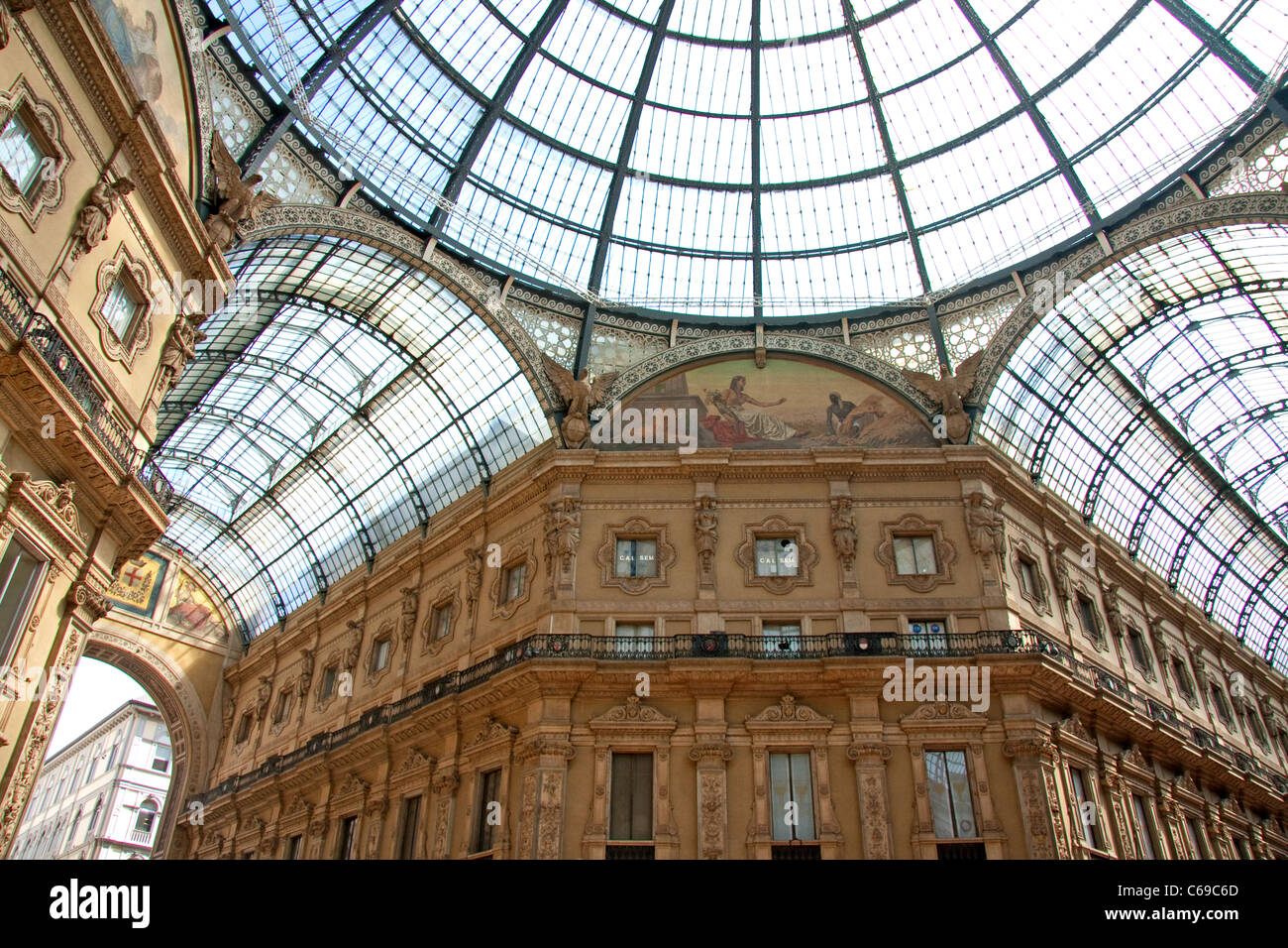 Galleria Vittoria Emanuele II in Mailand, Italien Stockfoto