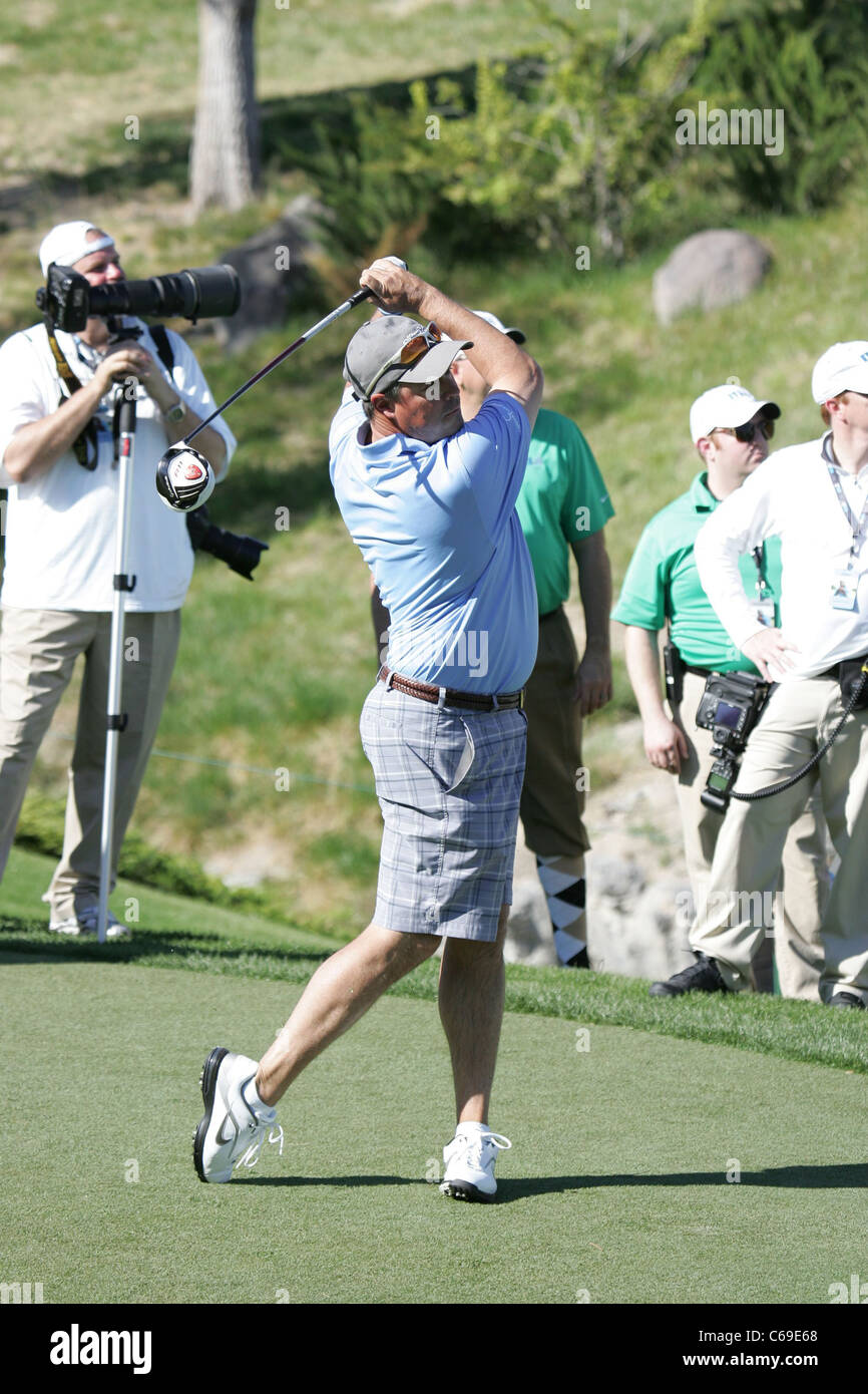 Greg Maddux in Anwesenheit für 10. jährlichen Michael Jordan Celebrity Invitational (MJCI), Shadow Creek Golf Course, Las Vegas, NV Stockfoto