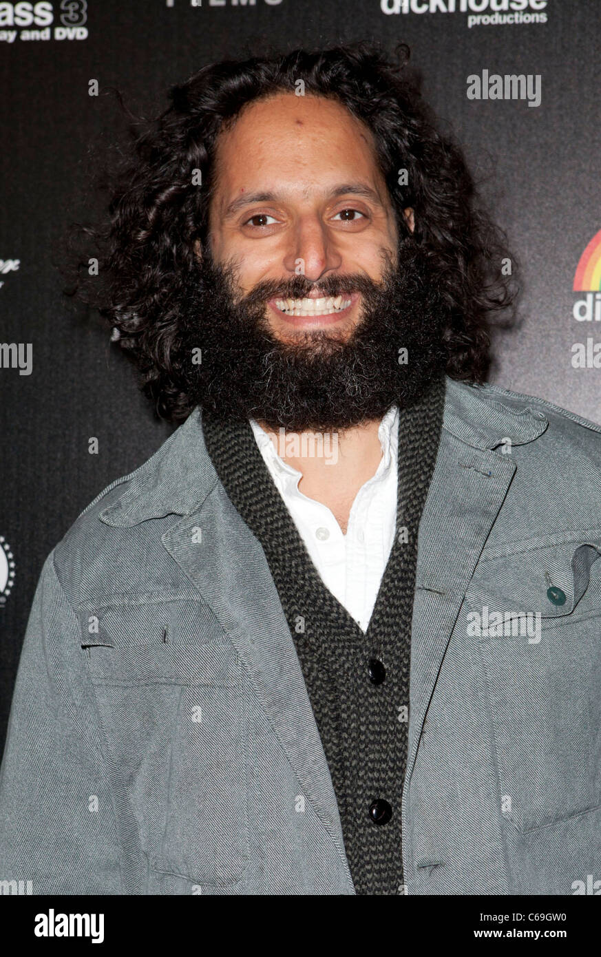 Jason Mantzoukas in Anwesenheit für JACKASS 3 Blu-Ray und DVD Debut Release, Paramount Studios, Los Angeles, CA 7. März 2011. Foto von: Emiley Schweich/Everett Collection Stockfoto
